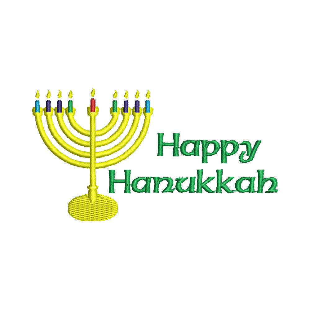 Happy Hanukkah Candles