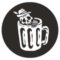 Oktoberfest Skull in Beer Cup