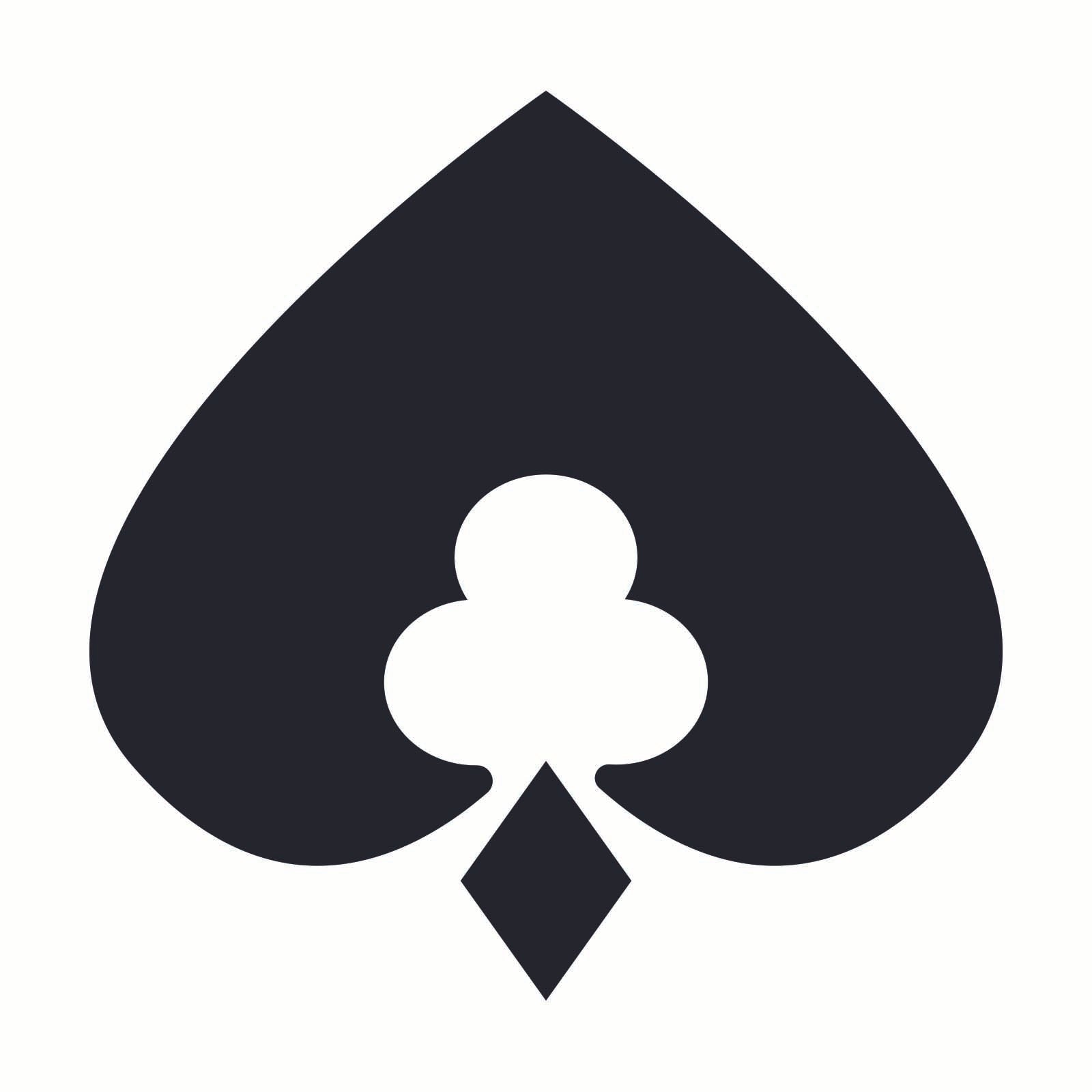 Poker Spade Clubs Diamond Logo