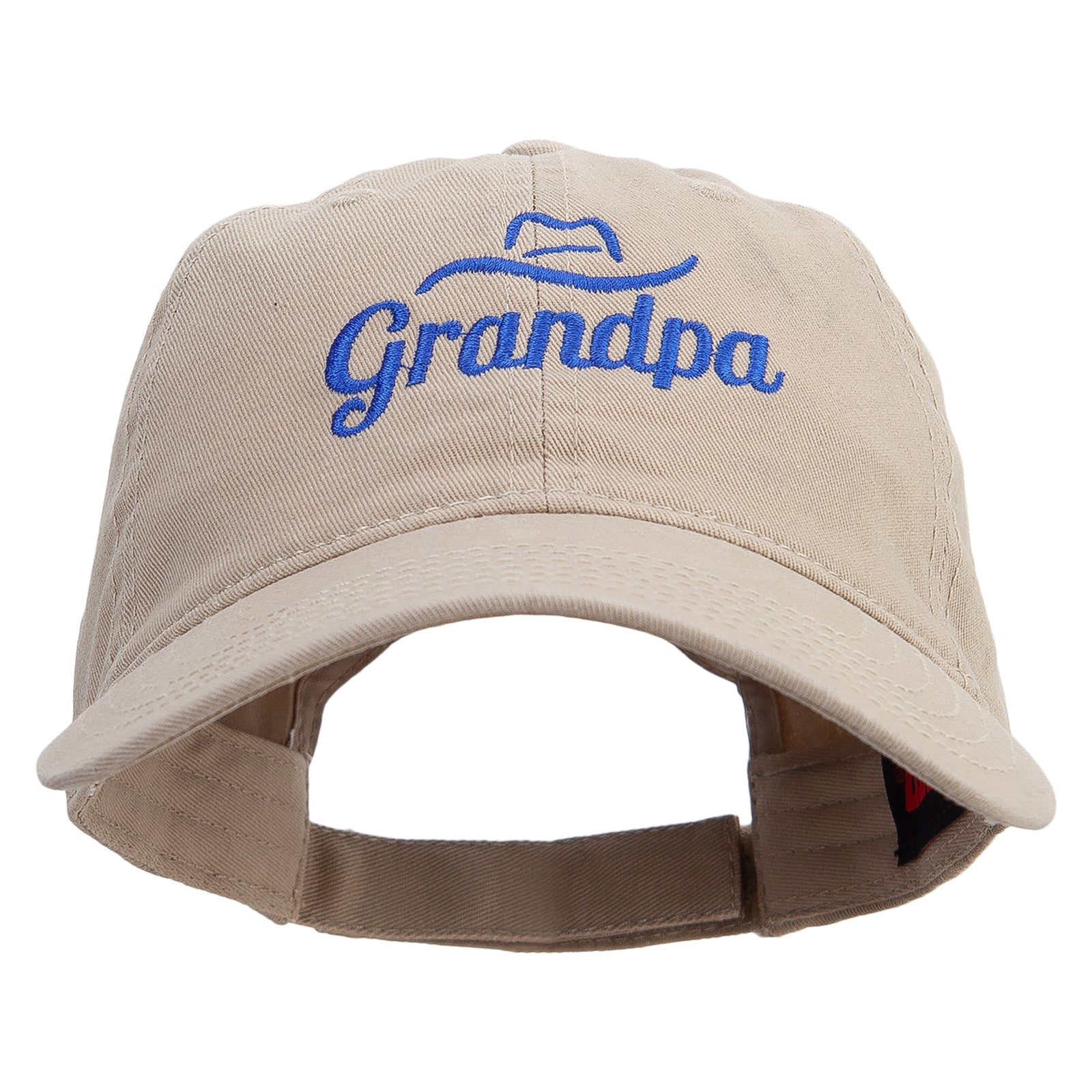 Grandpa Embroidered Deluxe Washed Twill Cap