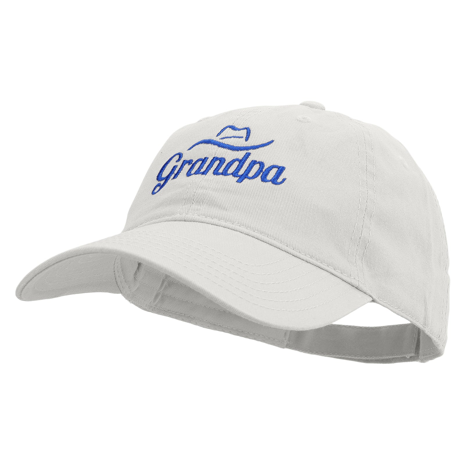 Grandpa Embroidered Deluxe Washed Twill Cap