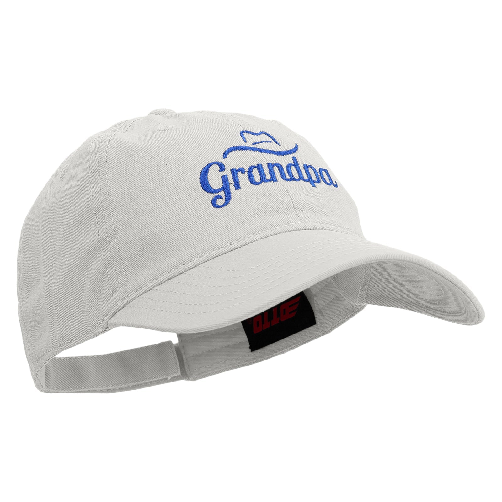 Grandpa Embroidered Deluxe Washed Twill Cap