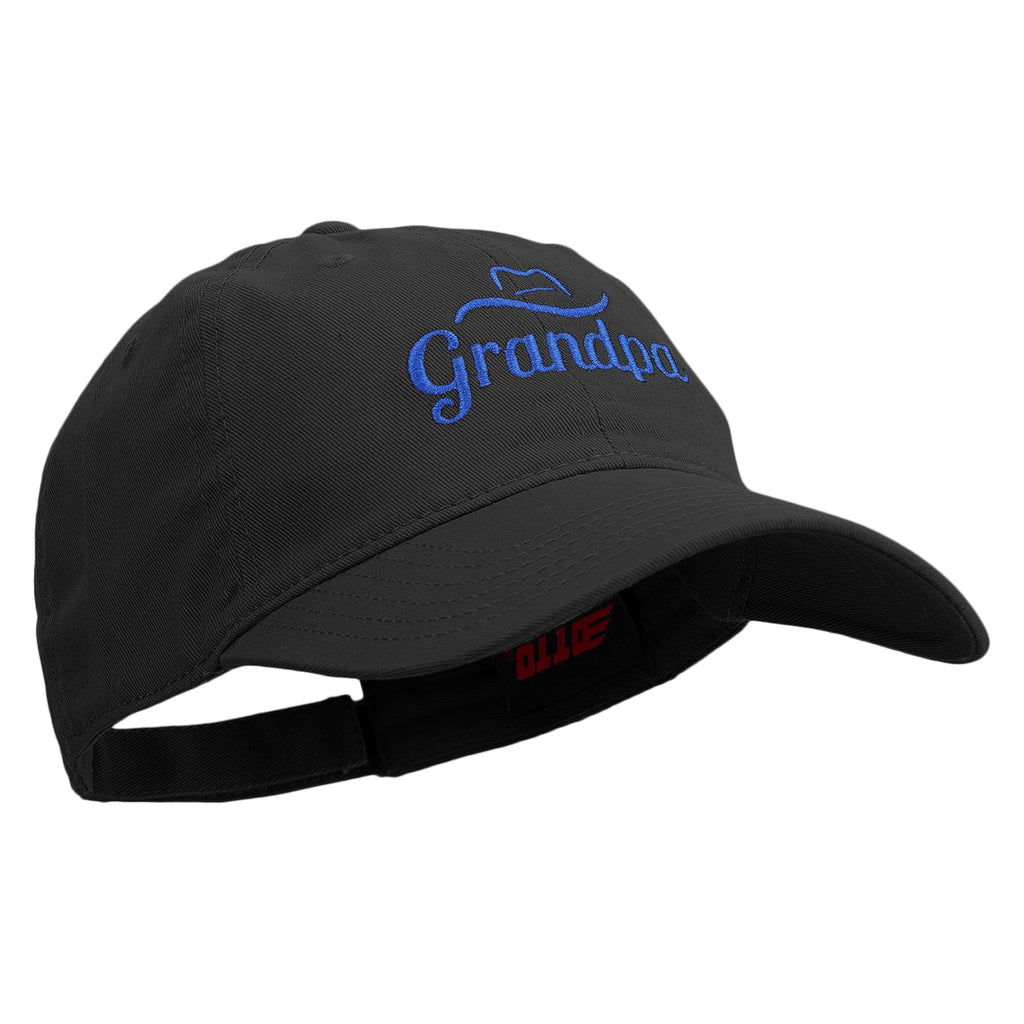 Grandpa Embroidered Deluxe Washed Twill Cap