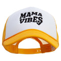 Mama Vibes Embroidered Summer Foam Mesh Trucker Cap