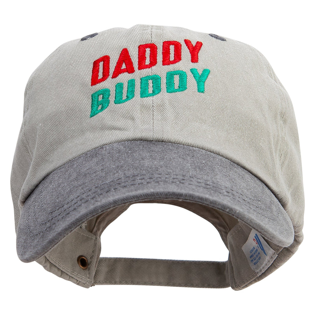 Daddy Buddy Embroidered Pigment Dyed Wash Cap