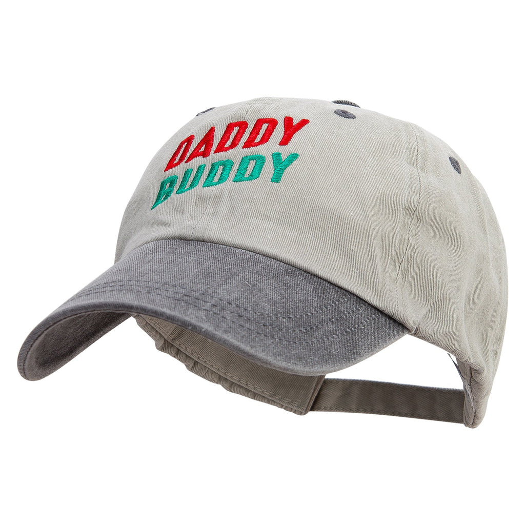 Daddy Buddy Embroidered Pigment Dyed Wash Cap