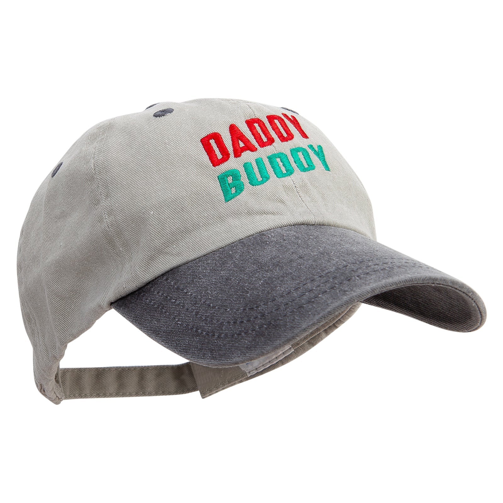 Daddy Buddy Embroidered Pigment Dyed Wash Cap