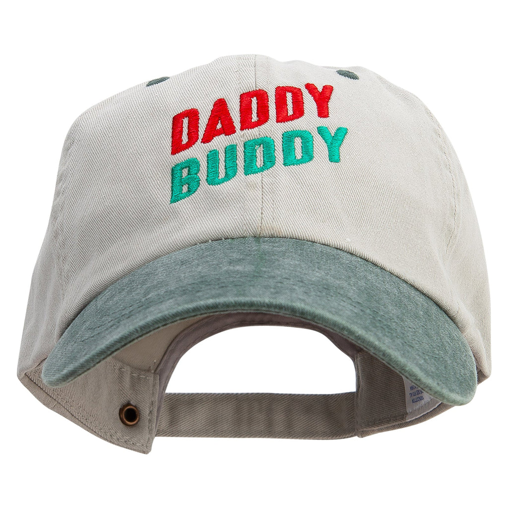 Daddy Buddy Embroidered Pigment Dyed Wash Cap