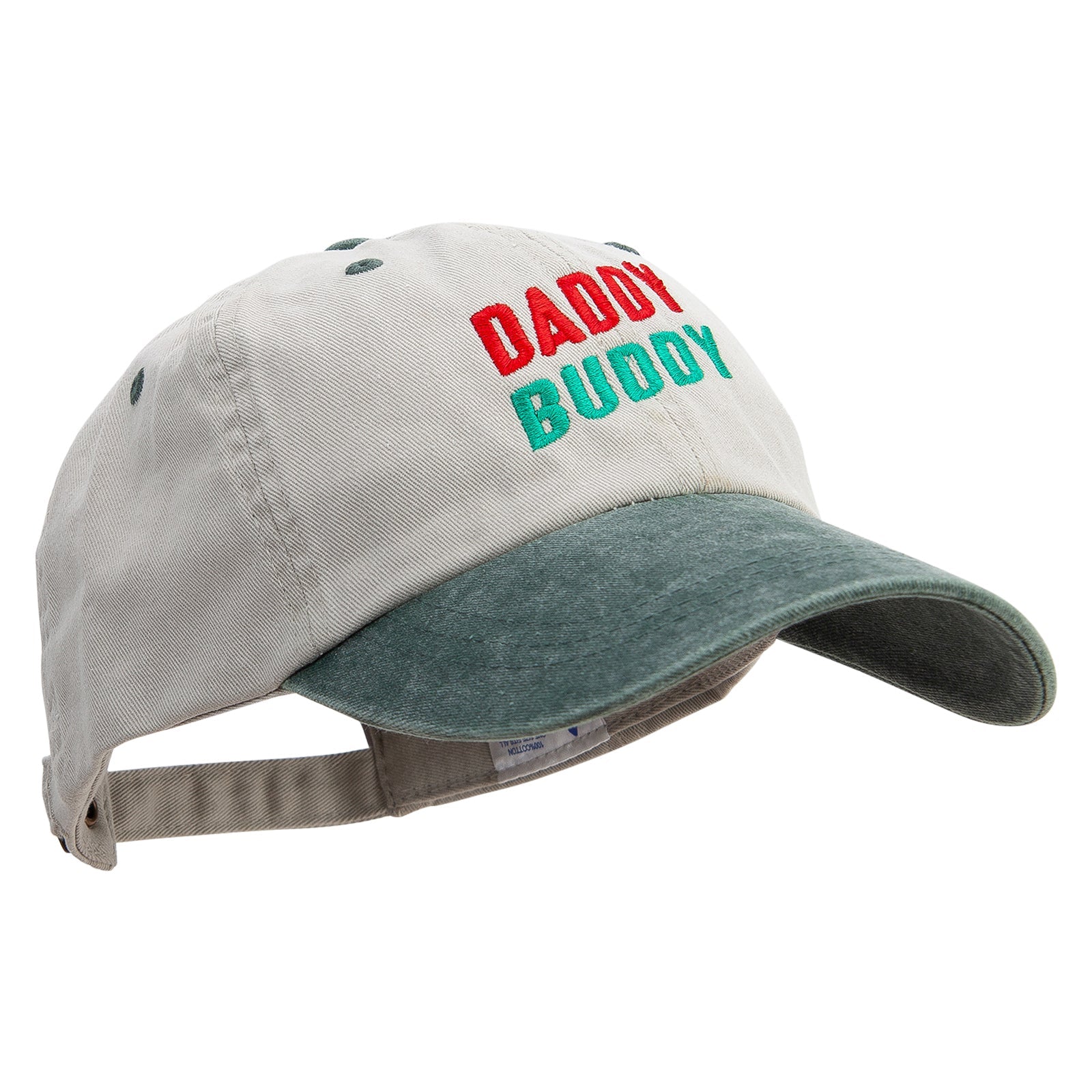 Daddy Buddy Embroidered Pigment Dyed Wash Cap