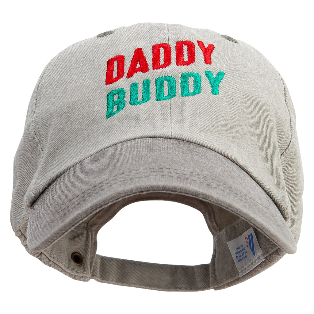 Daddy Buddy Embroidered Pigment Dyed Wash Cap