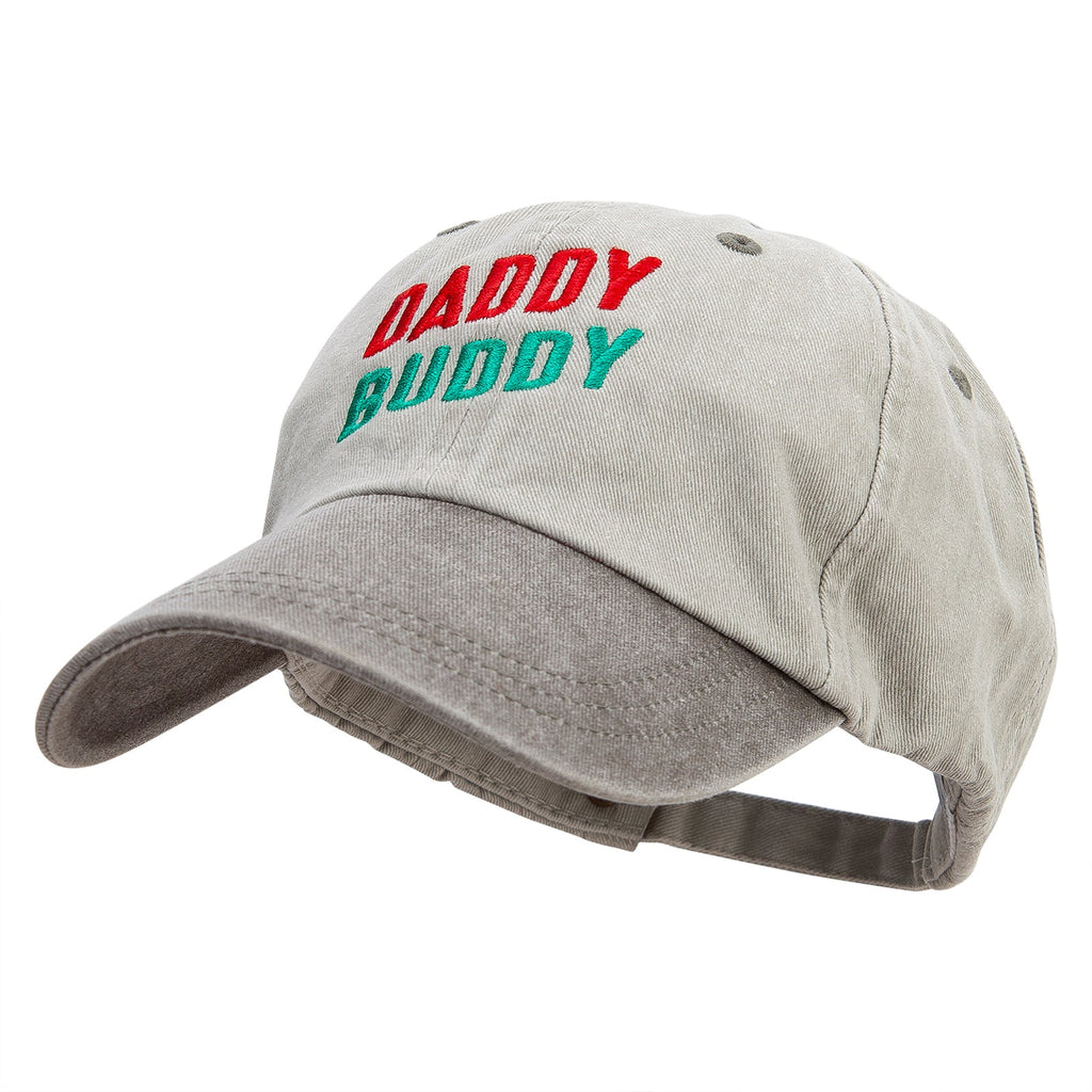 Daddy Buddy Embroidered Pigment Dyed Wash Cap