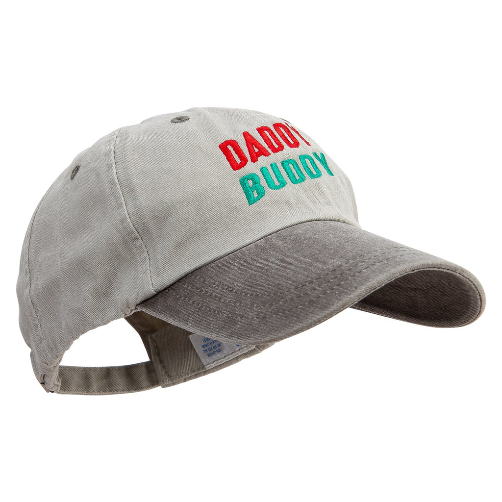 Daddy Buddy Embroidered Pigment Dyed Wash Cap