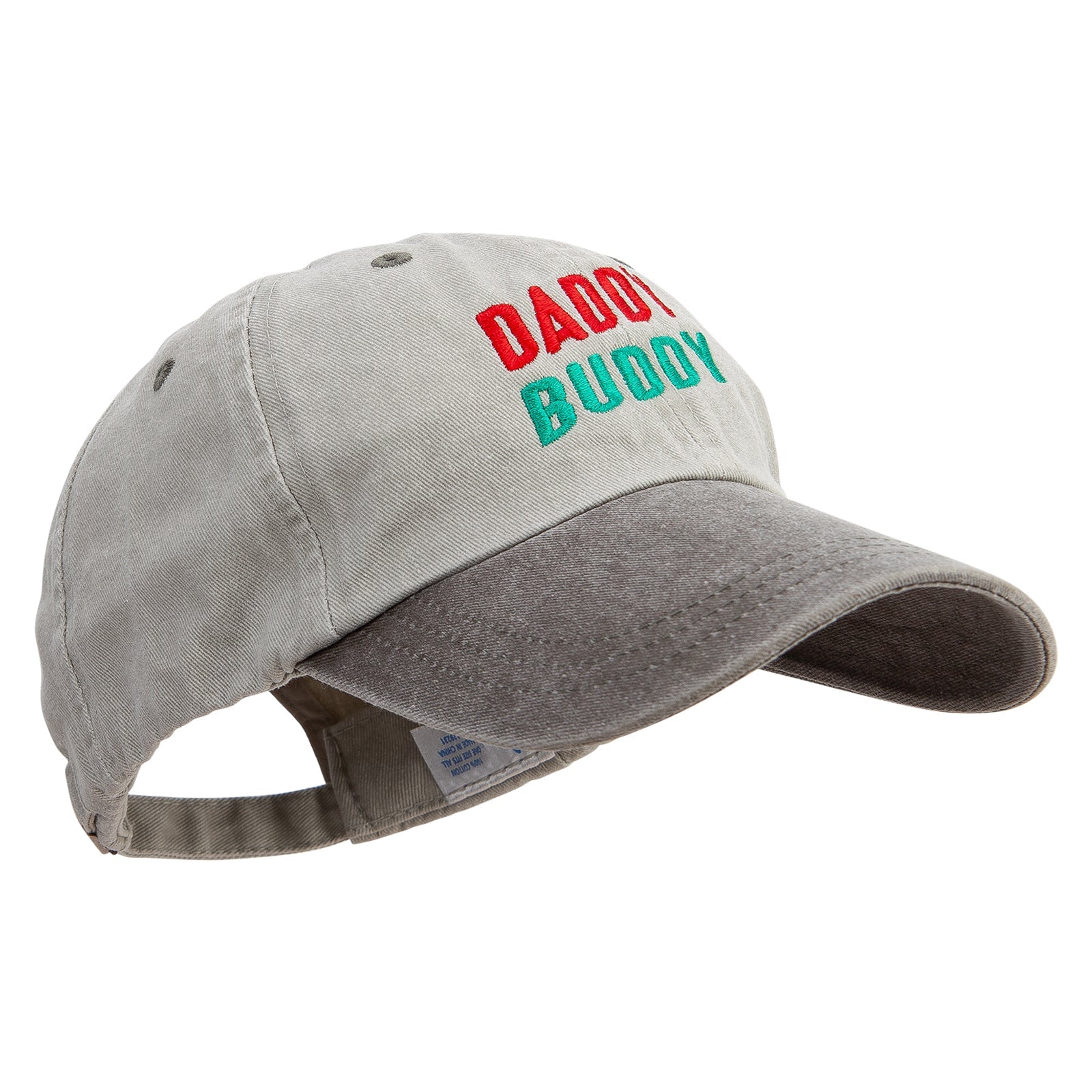Daddy Buddy Embroidered Pigment Dyed Wash Cap