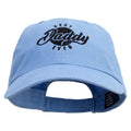 Best Daddy Ever Embroidered Low Profile Dyed Cotton Twill Cap