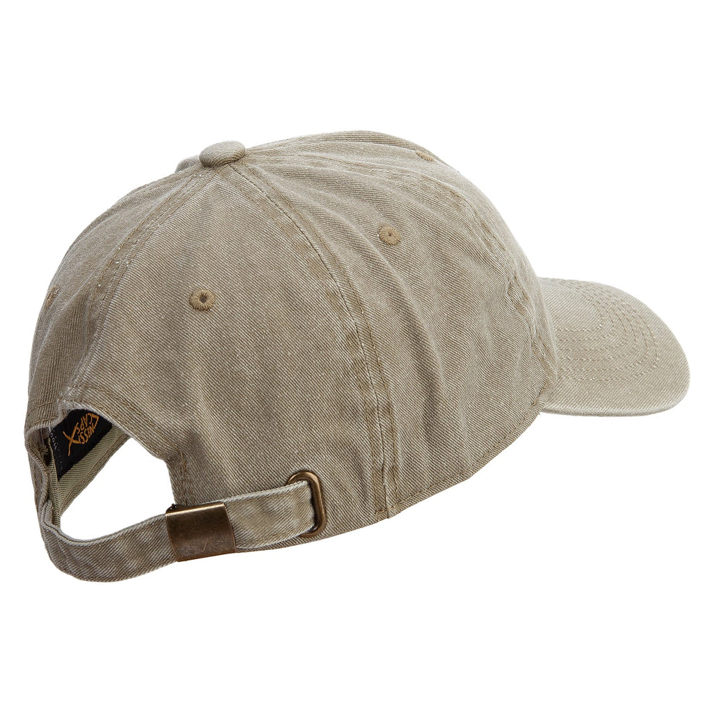 Dad is Awsome Embroidered Pigment Dyed Wash Cap