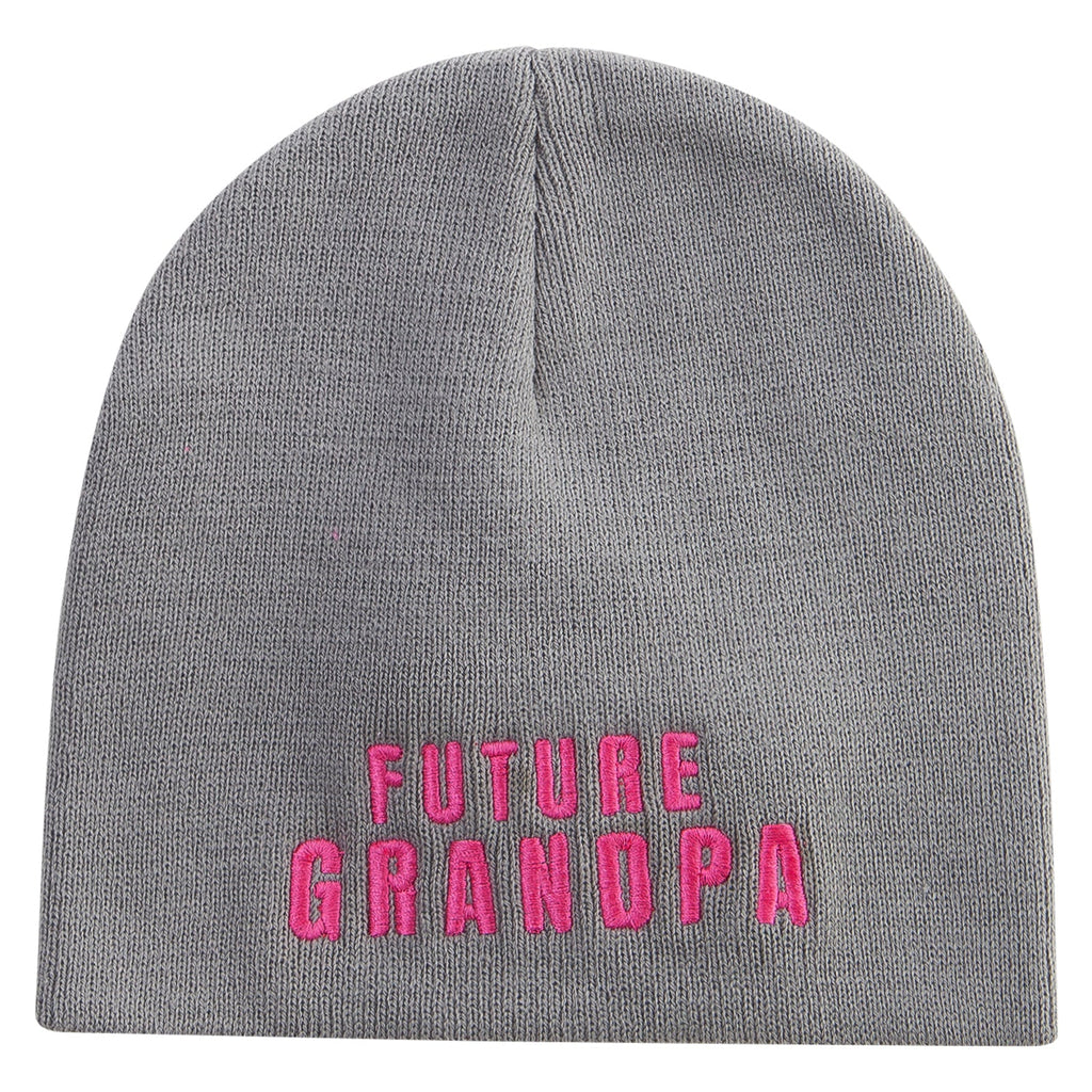 Future Grandpa Embroidered 8 inch Acrylic Short Blank Beanie