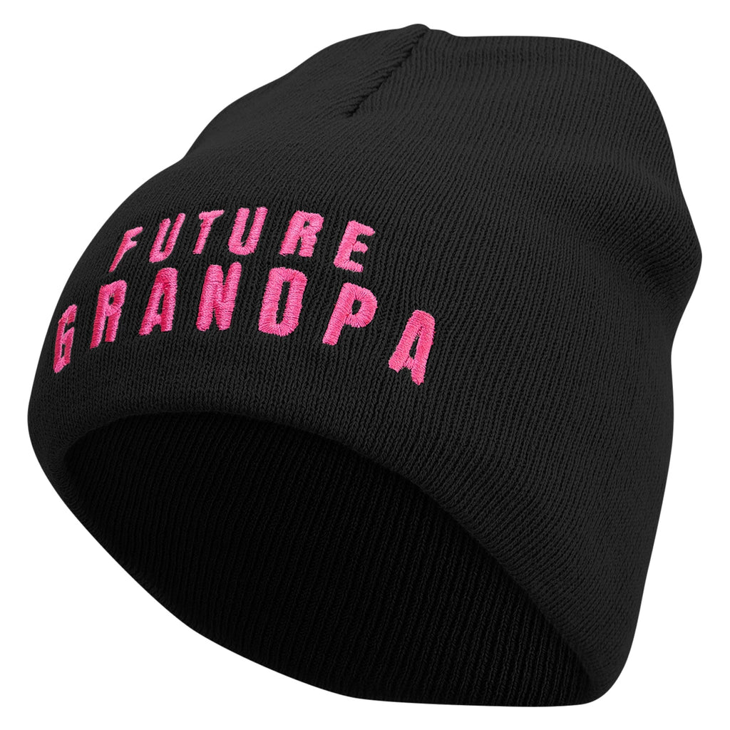 Future Grandpa Embroidered 8 inch Acrylic Short Blank Beanie