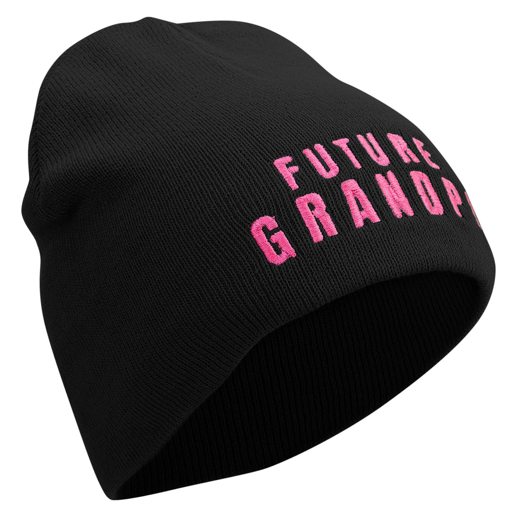 Future Grandpa Embroidered 8 inch Acrylic Short Blank Beanie