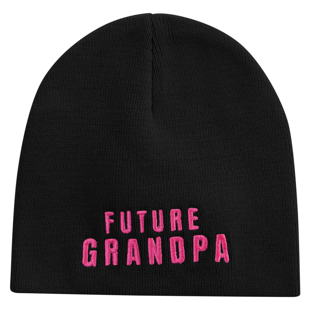 Future Grandpa Embroidered 8 inch Acrylic Short Blank Beanie