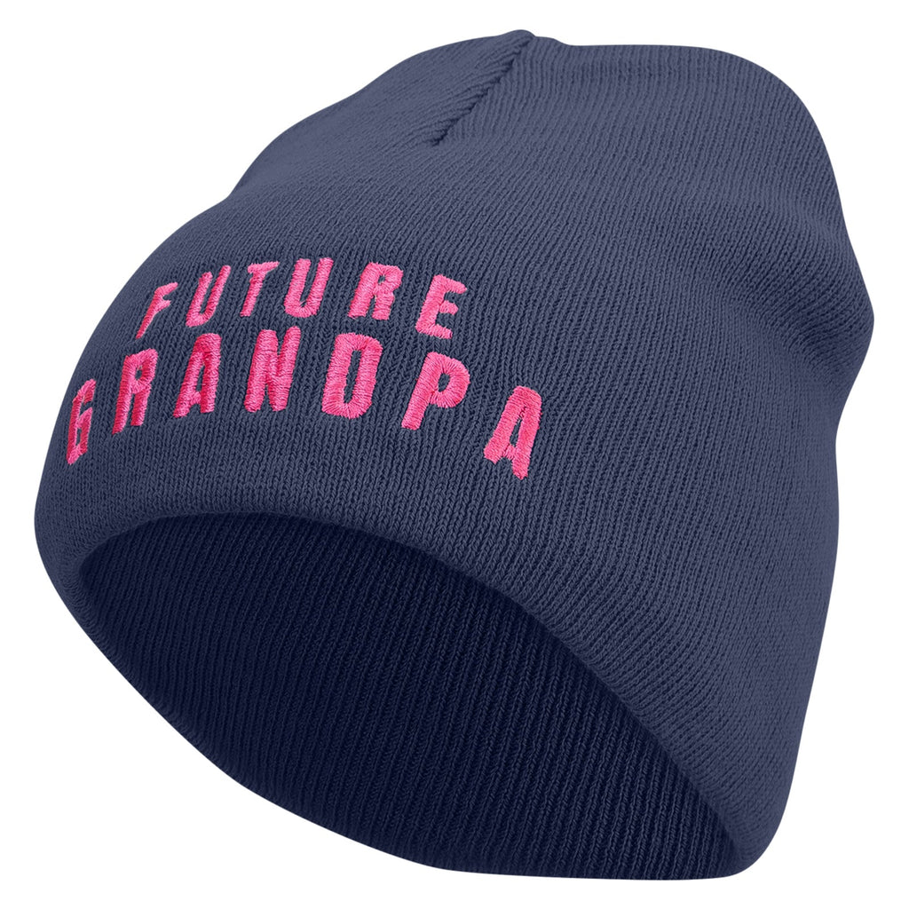 Future Grandpa Embroidered 8 inch Acrylic Short Blank Beanie