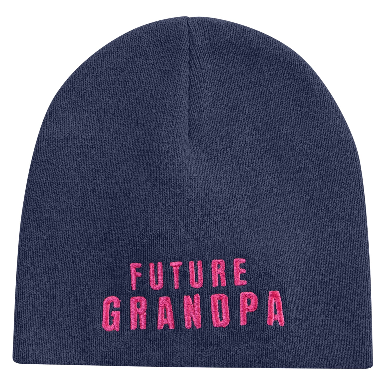 Future Grandpa Embroidered 8 inch Acrylic Short Blank Beanie