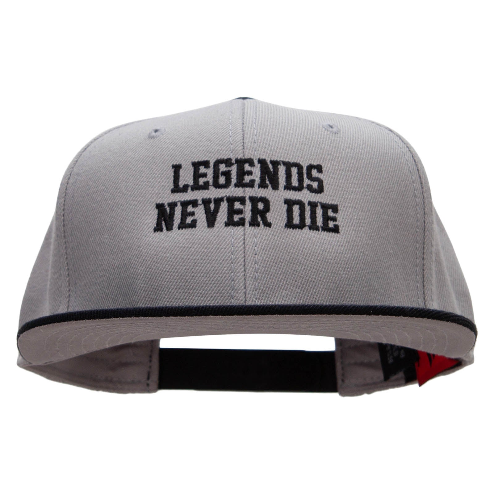 Legends Never Die Embroidered Wool Blend Pro Style 2 Tone Snapback