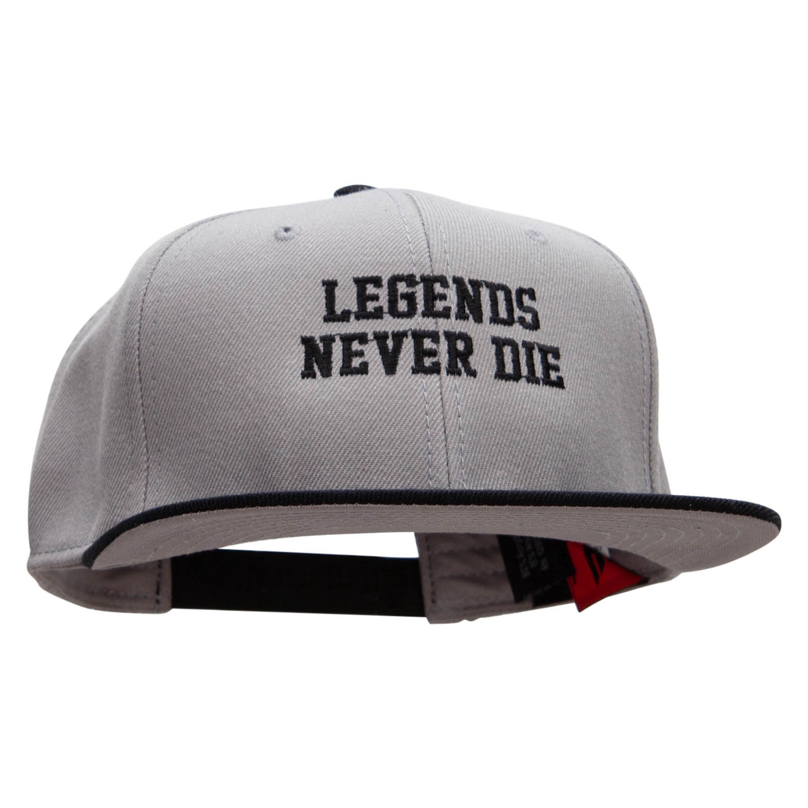 Legends Never Die Embroidered Wool Blend Pro Style 2 Tone Snapback