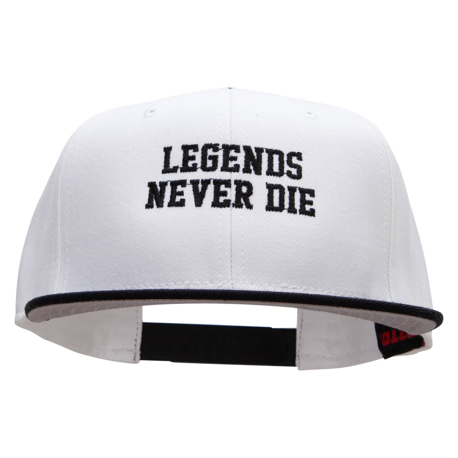 Legends Never Die Embroidered Wool Blend Pro Style 2 Tone Snapback