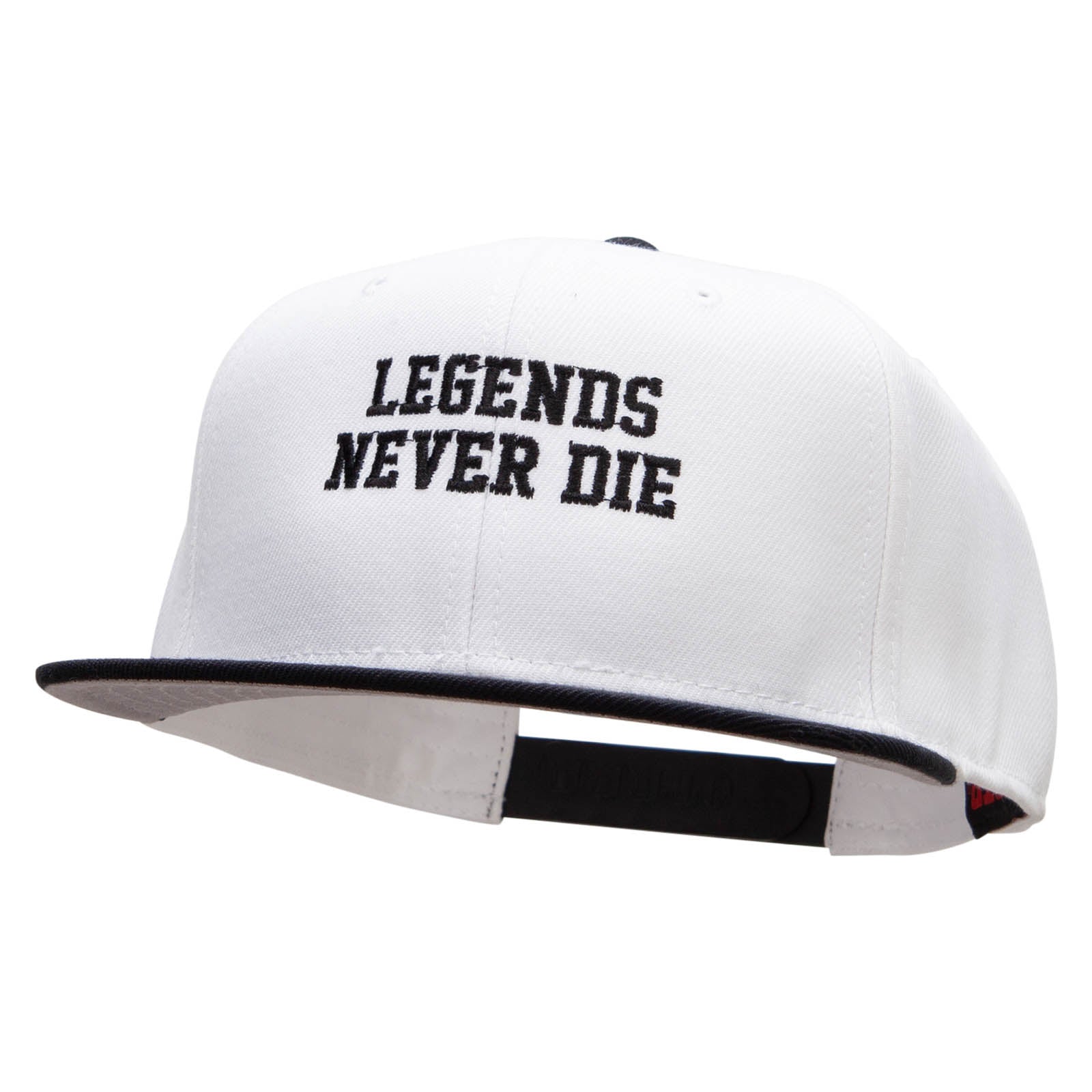 Legends Never Die Embroidered Wool Blend Pro Style 2 Tone Snapback