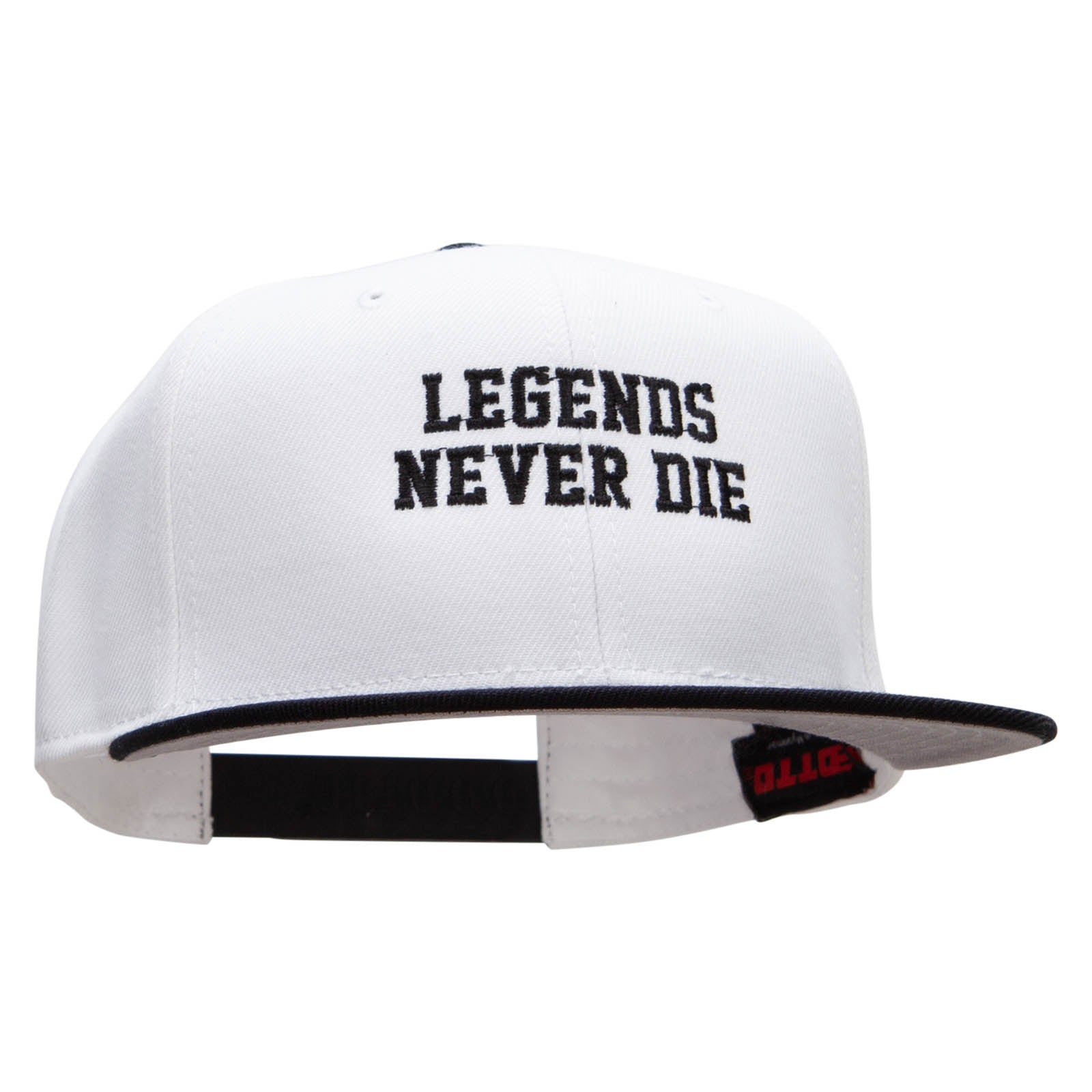 Legends Never Die Embroidered Wool Blend Pro Style 2 Tone Snapback