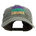 Drink Drank Drunk Cotton Twill Premium Pigment Dyed Cap