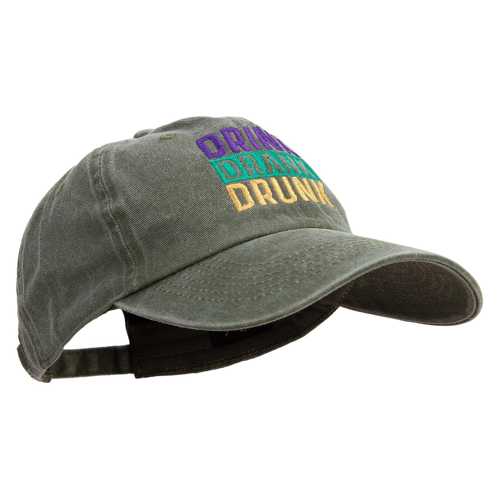 Drink Drank Drunk Cotton Twill Premium Pigment Dyed Cap