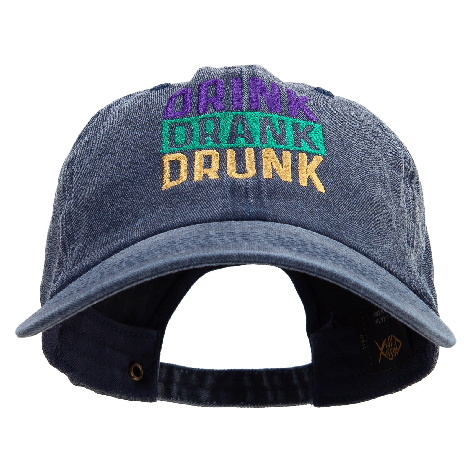 Drink Drank Drunk Cotton Twill Premium Pigment Dyed Cap