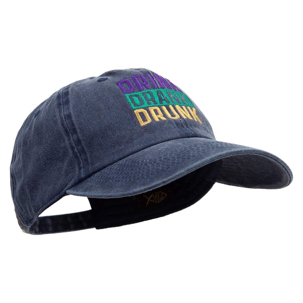 Drink Drank Drunk Cotton Twill Premium Pigment Dyed Cap