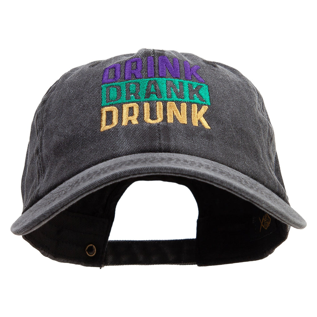 Drink Drank Drunk Cotton Twill Premium Pigment Dyed Cap