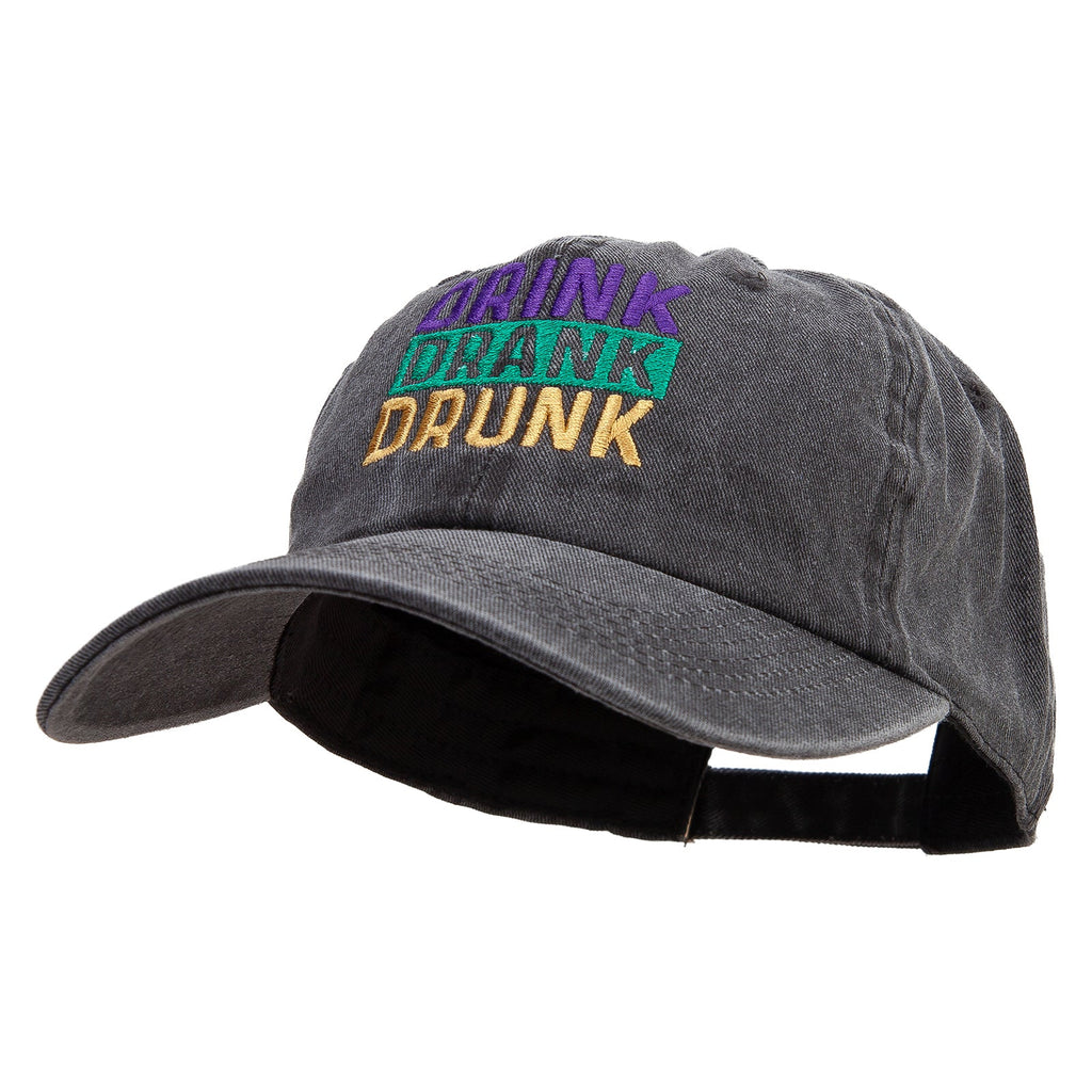 Drink Drank Drunk Cotton Twill Premium Pigment Dyed Cap