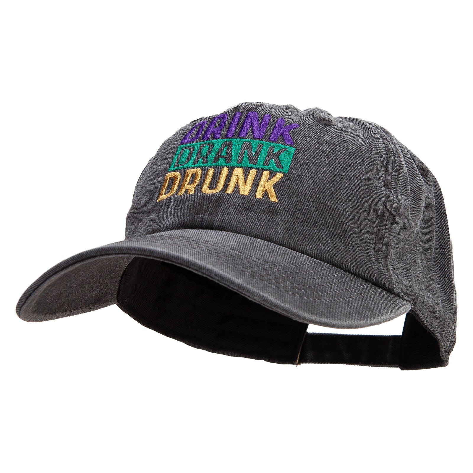 Drink Drank Drunk Cotton Twill Premium Pigment Dyed Cap