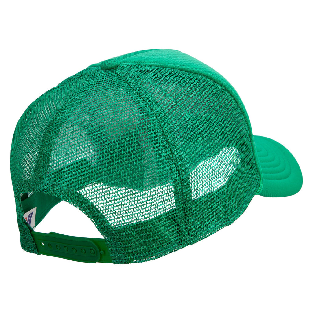 Peace love Mardi Gras Embroidered Summer Foam Mesh Trucker Cap