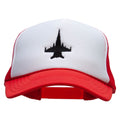 Jet Embroidered Foam Panel Mesh Snapback