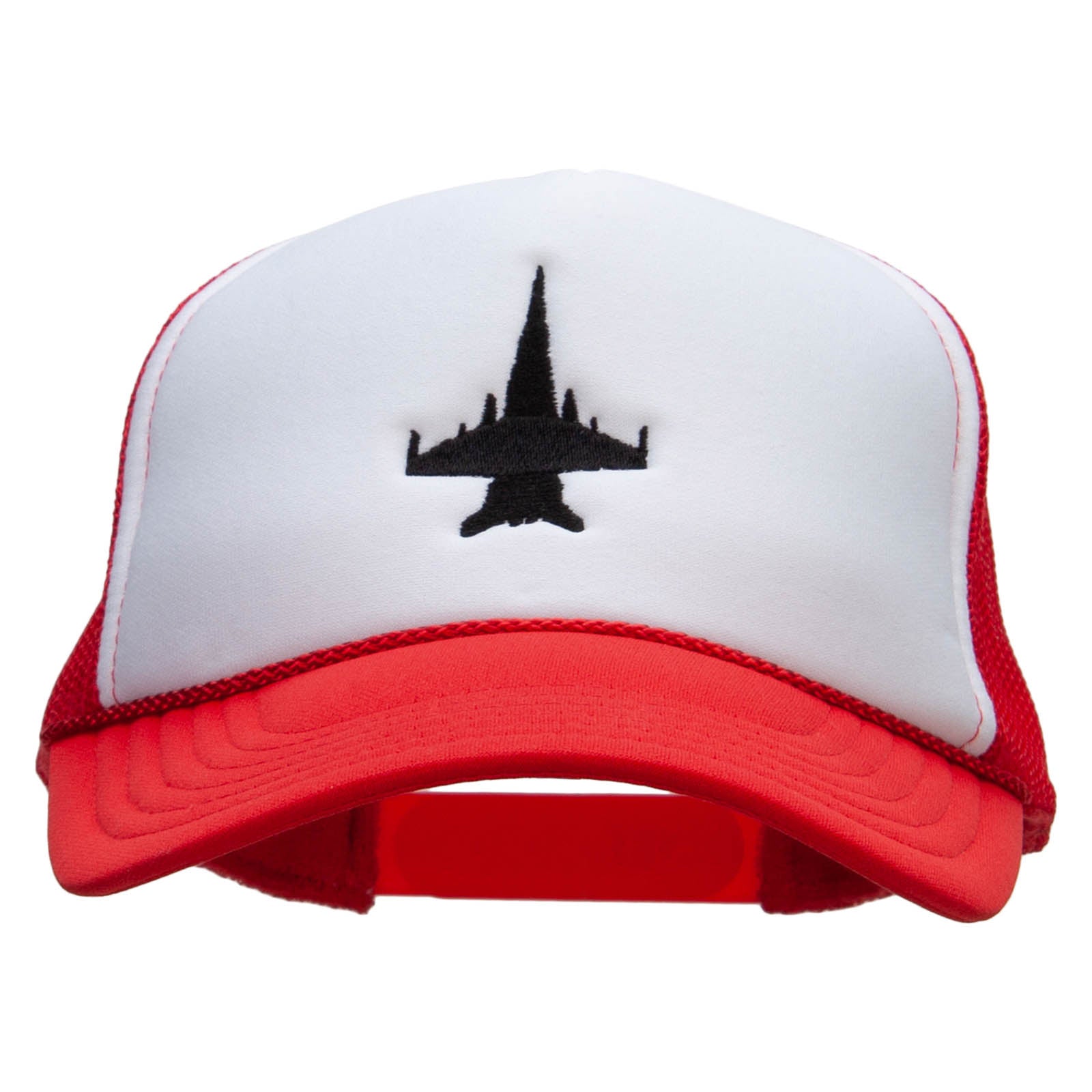 Jet Embroidered Foam Panel Mesh Snapback