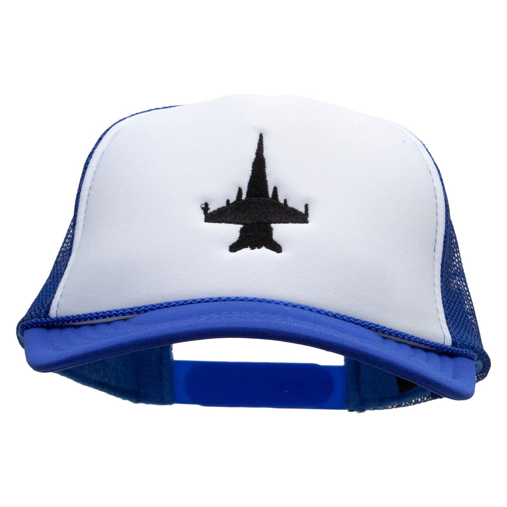 Jet Embroidered Foam Panel Mesh Snapback