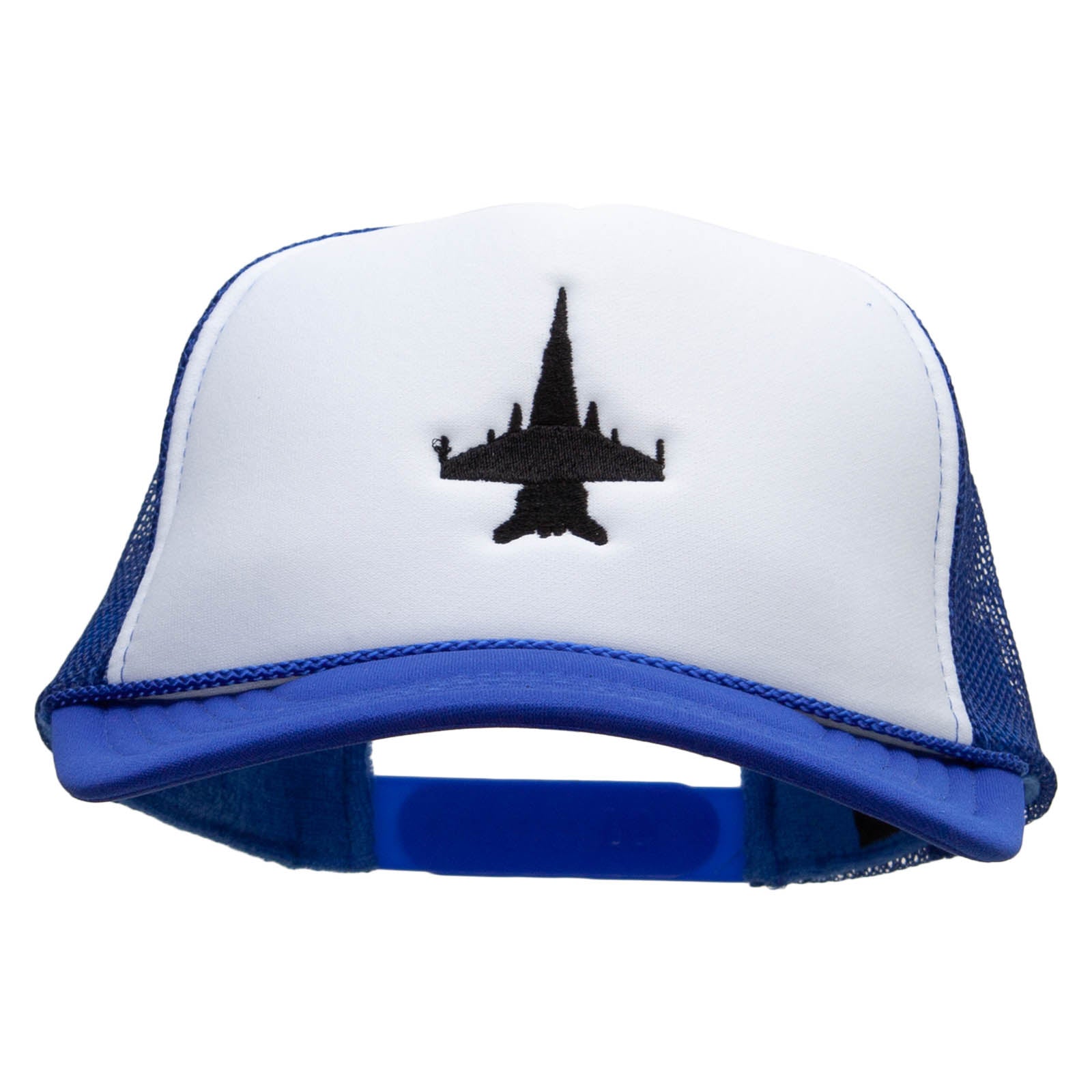 Jet Embroidered Foam Panel Mesh Snapback