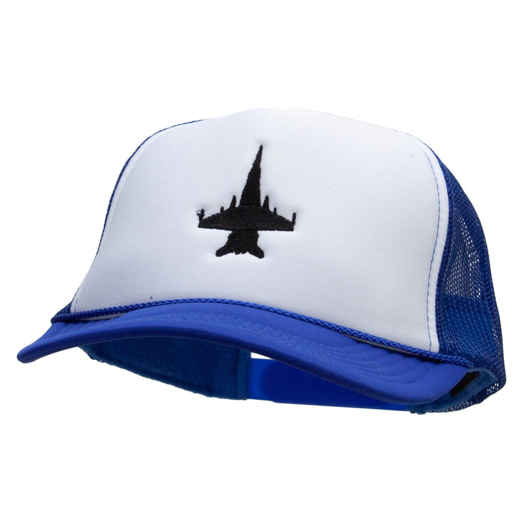 Jet Embroidered Foam Panel Mesh Snapback