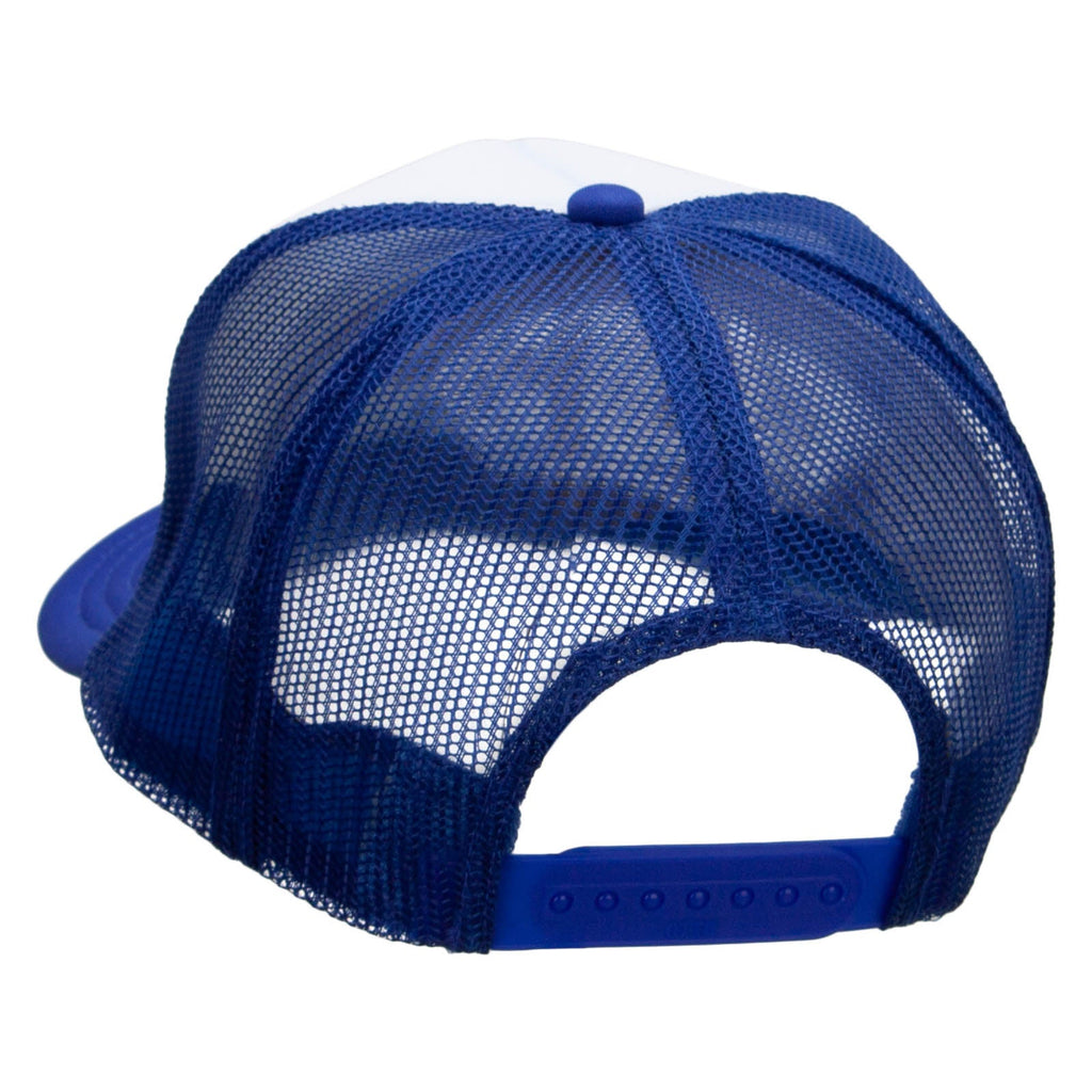 Jet Embroidered Foam Panel Mesh Snapback