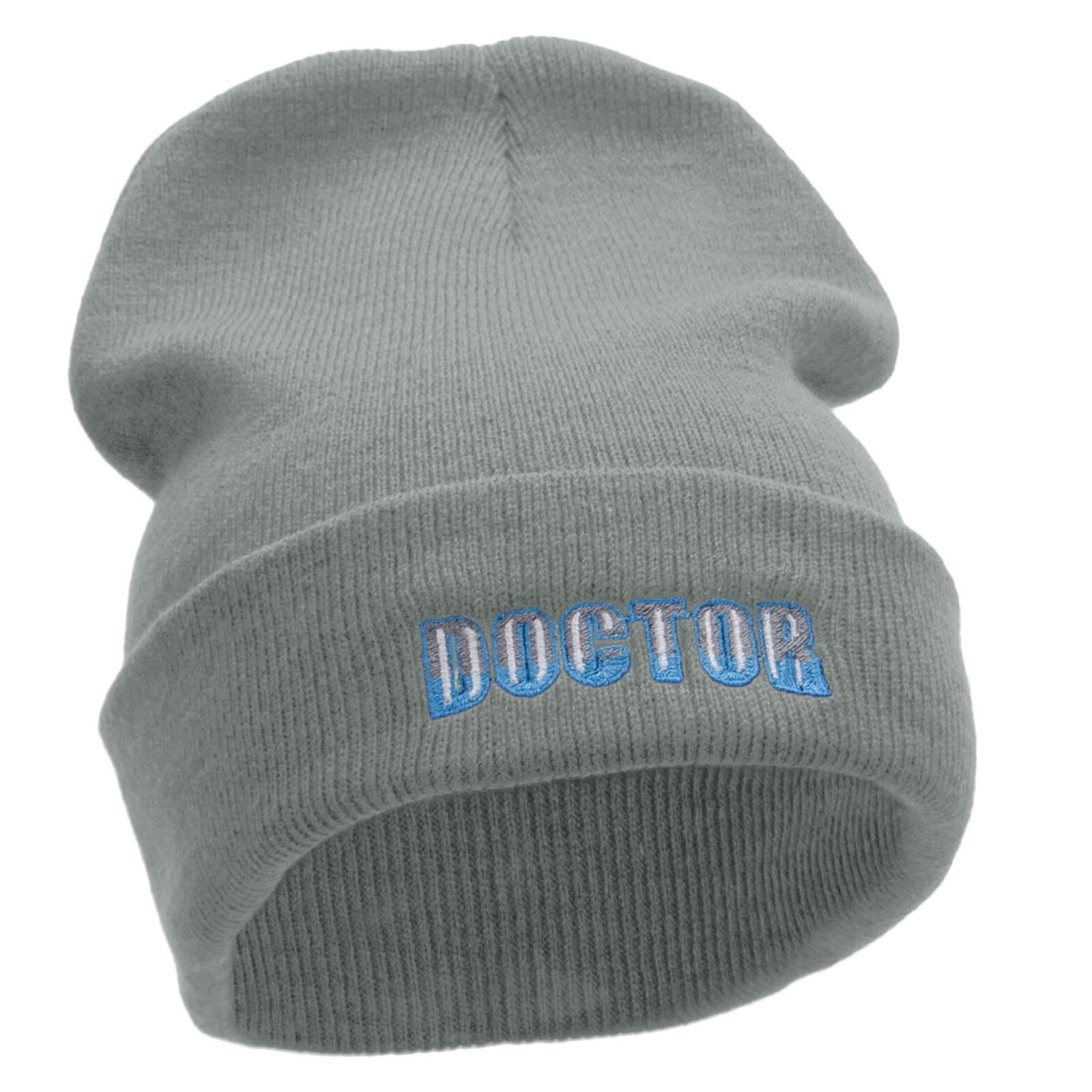 Doctor Embroidered 12 inch Acrylic Cuffed Long Beanie