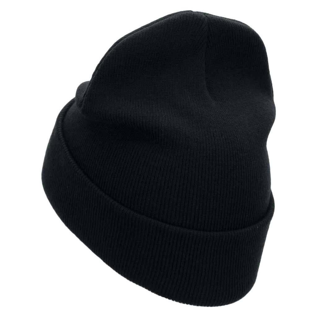 Three Jets Embroidered 12 Inch Long Knitted Beanie