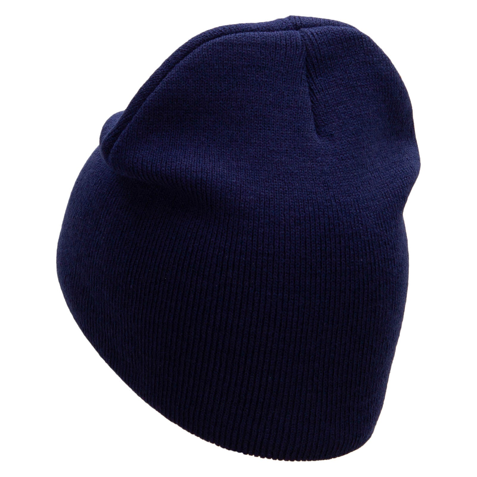 Badge Embroidered 8 inch Acrylic Short beanie