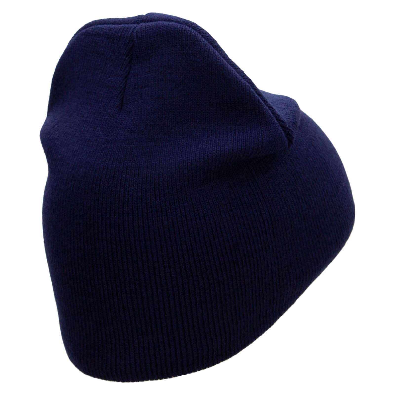 Badge Embroidered 8 inch Acrylic Short beanie