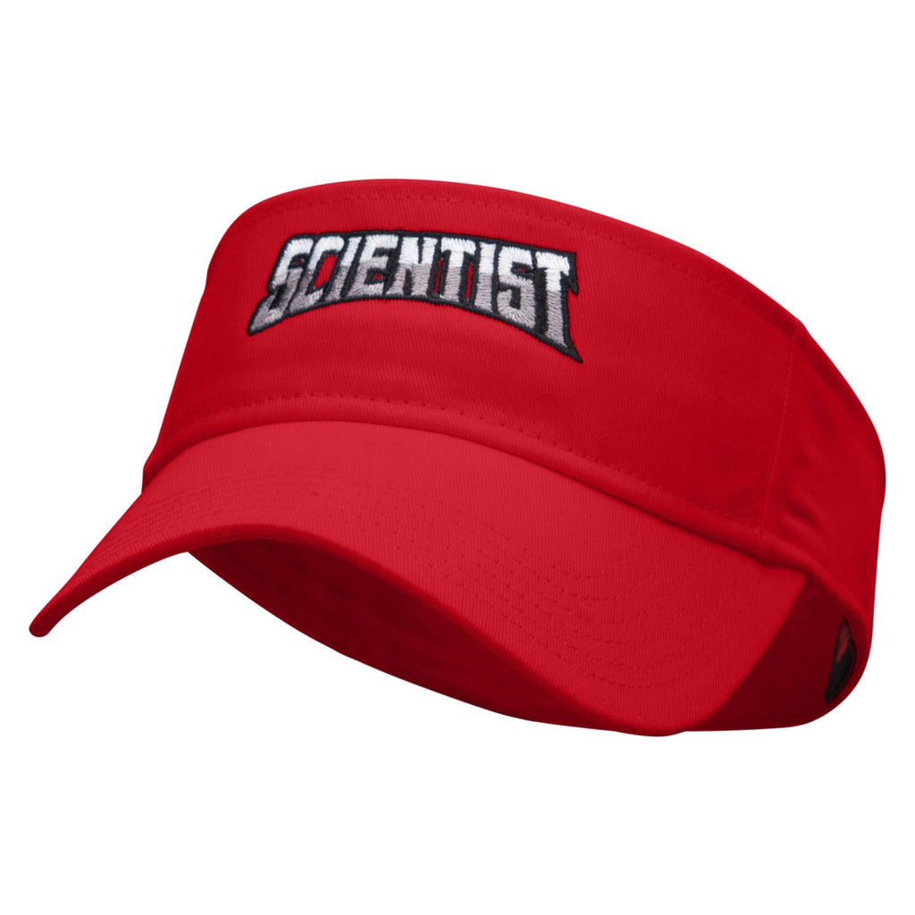 Scientist Embroidered Cotton Twill Sun Visor