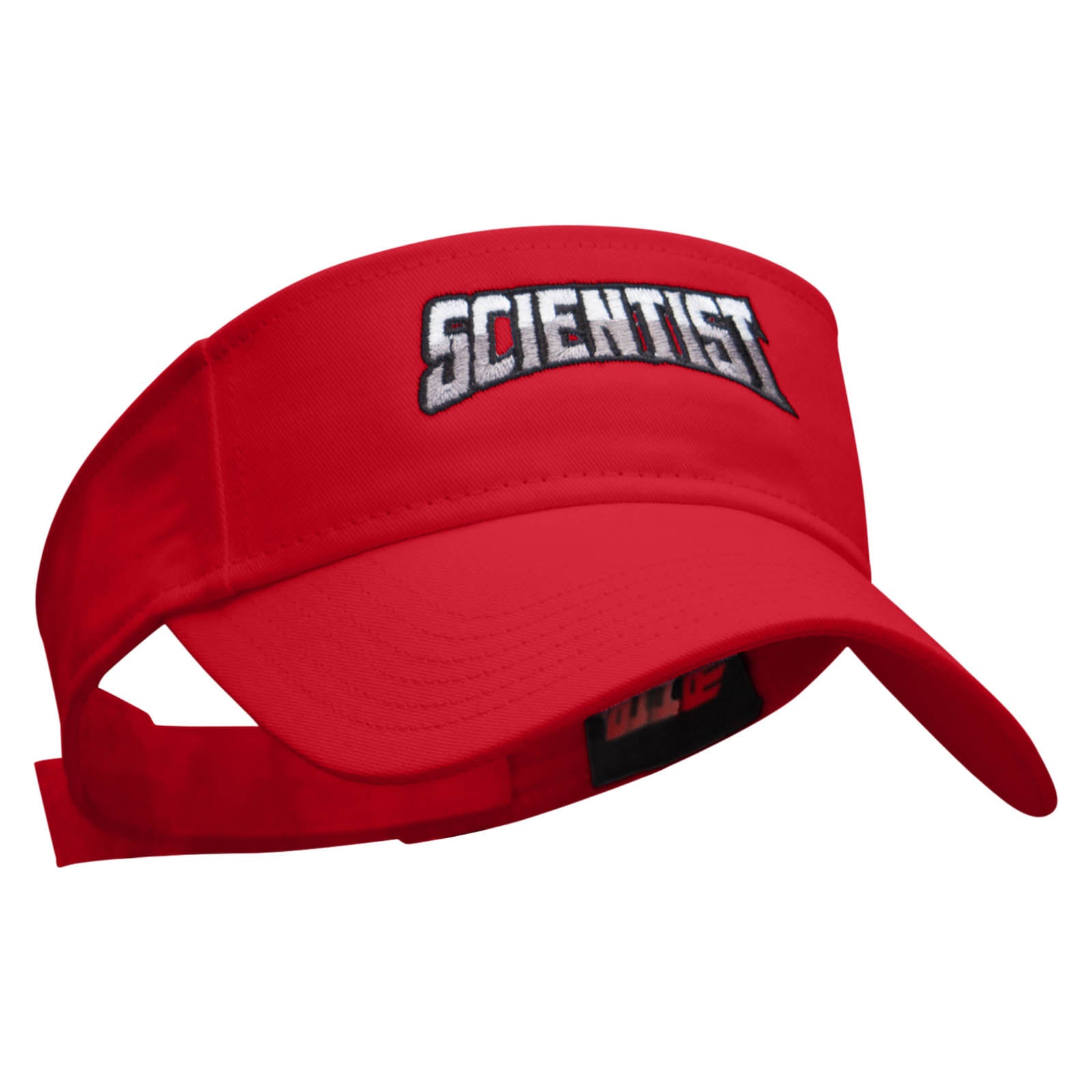 Scientist Embroidered Cotton Twill Sun Visor